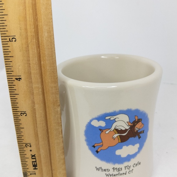 When Pigs Fly Cafe Coffee Mug Cup from Waterford C - Picture 5 of 5